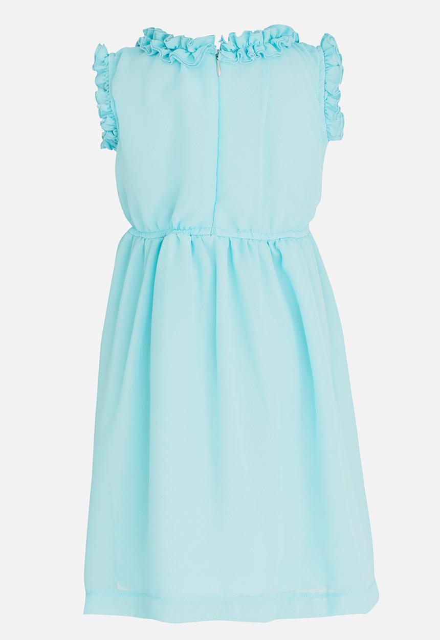 See-Saw - Mesh Dress with Ruffles Mint