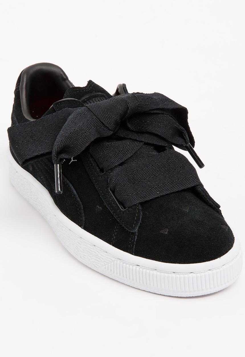 PUMA - Puma Suede Heart Valentine Sneaker Black