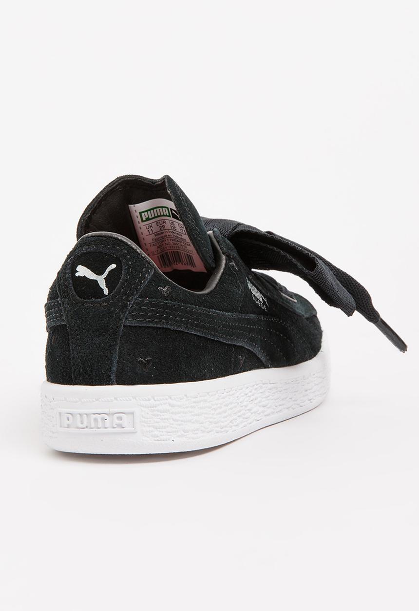 PUMA - Puma Suede Heart Valentine PS Sneaker Black