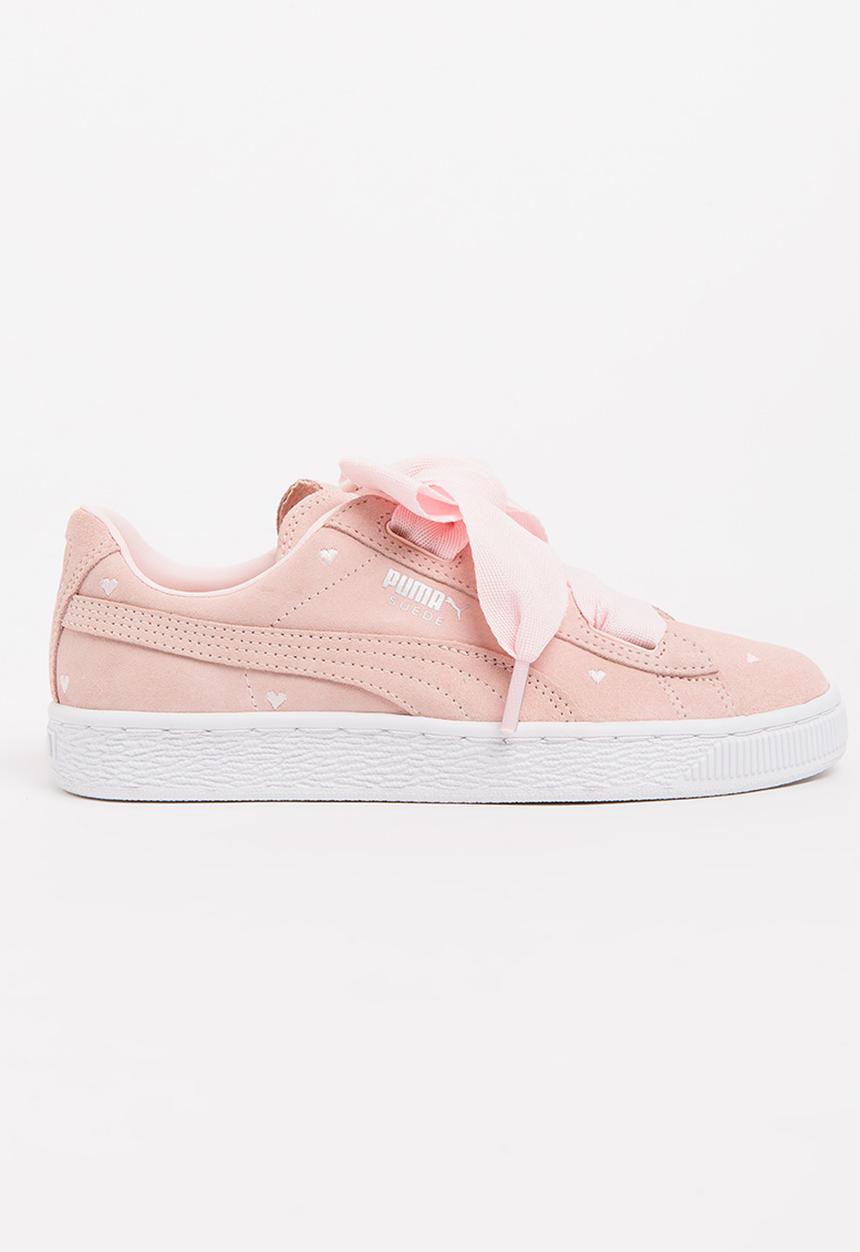PUMA - Puma Suede Heart Valentine Sneaker Pearl