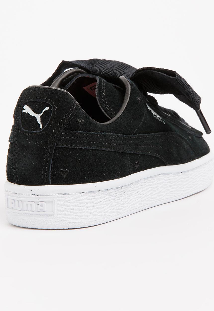 PUMA - Puma Suede Heart Valentine Sneaker Black