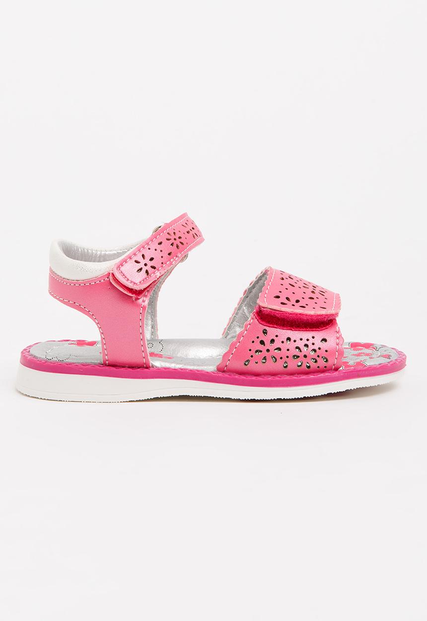 Bubblegummers - Cut Out Detail Sandals Dark Pink