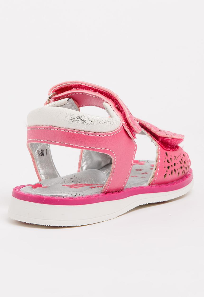 Bubblegummers - Cut Out Detail Sandals Dark Pink