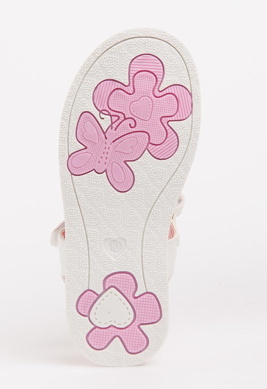 Bubblegummers - Cut Out Detail Sandals White
