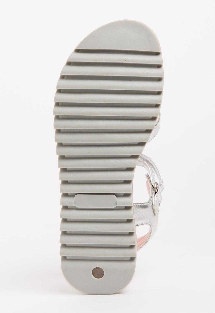 Bubblegummers - Metalic Strappy Sandals Silver