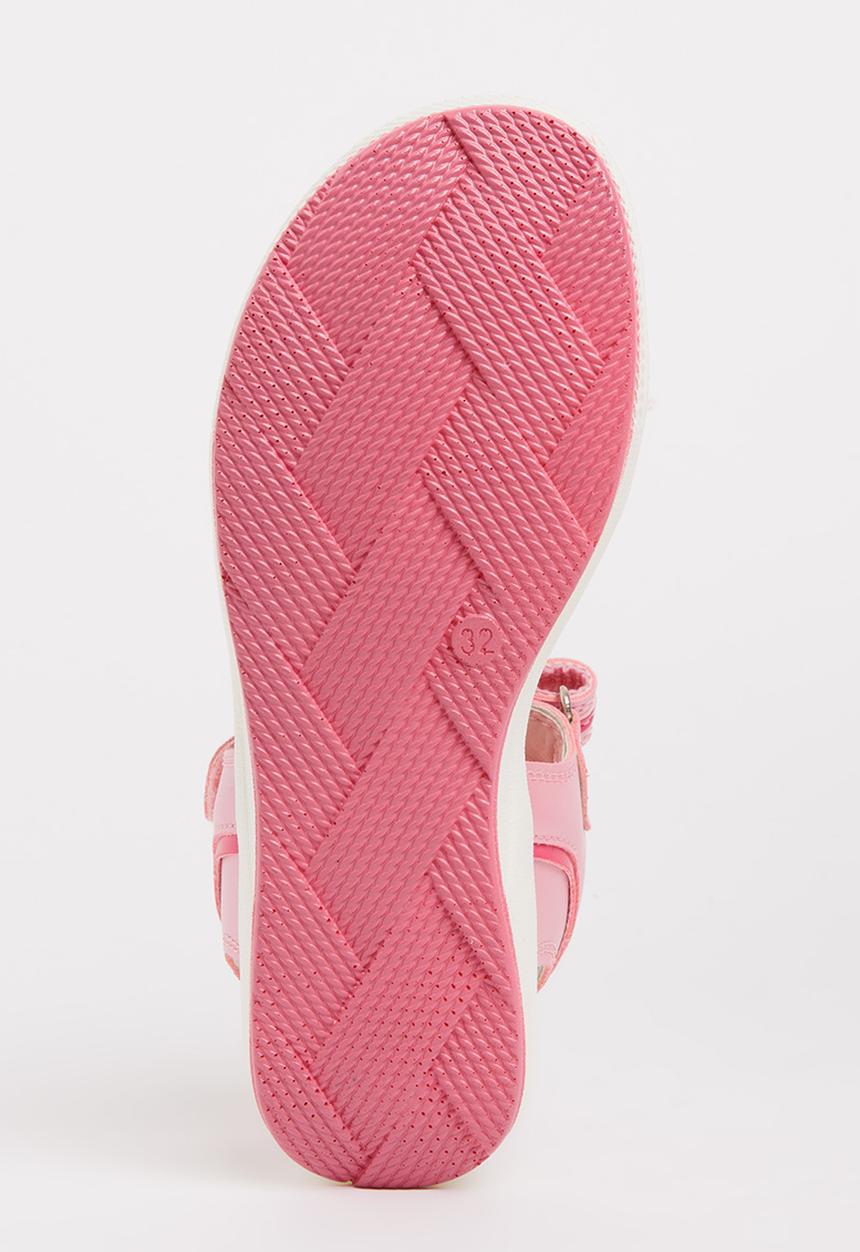 Bubblegummers - Flower Detail Sandals Mid Pink