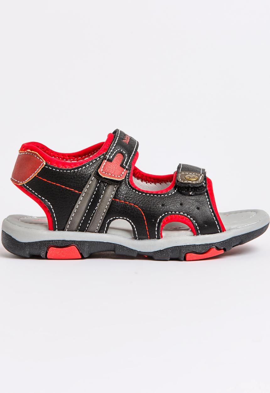 Bubblegummers - Velcro Sandals Black