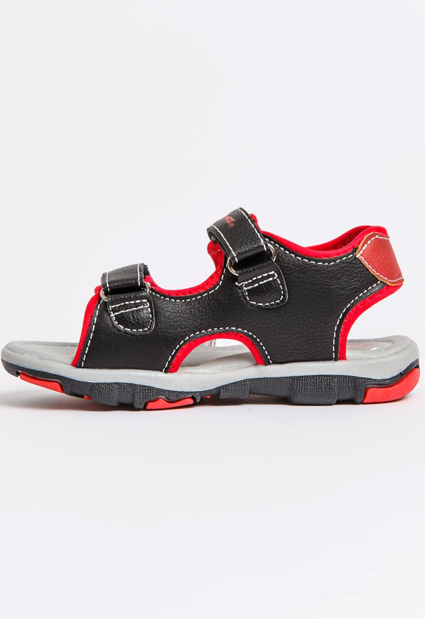 Bubblegummers - Velcro Sandals Black
