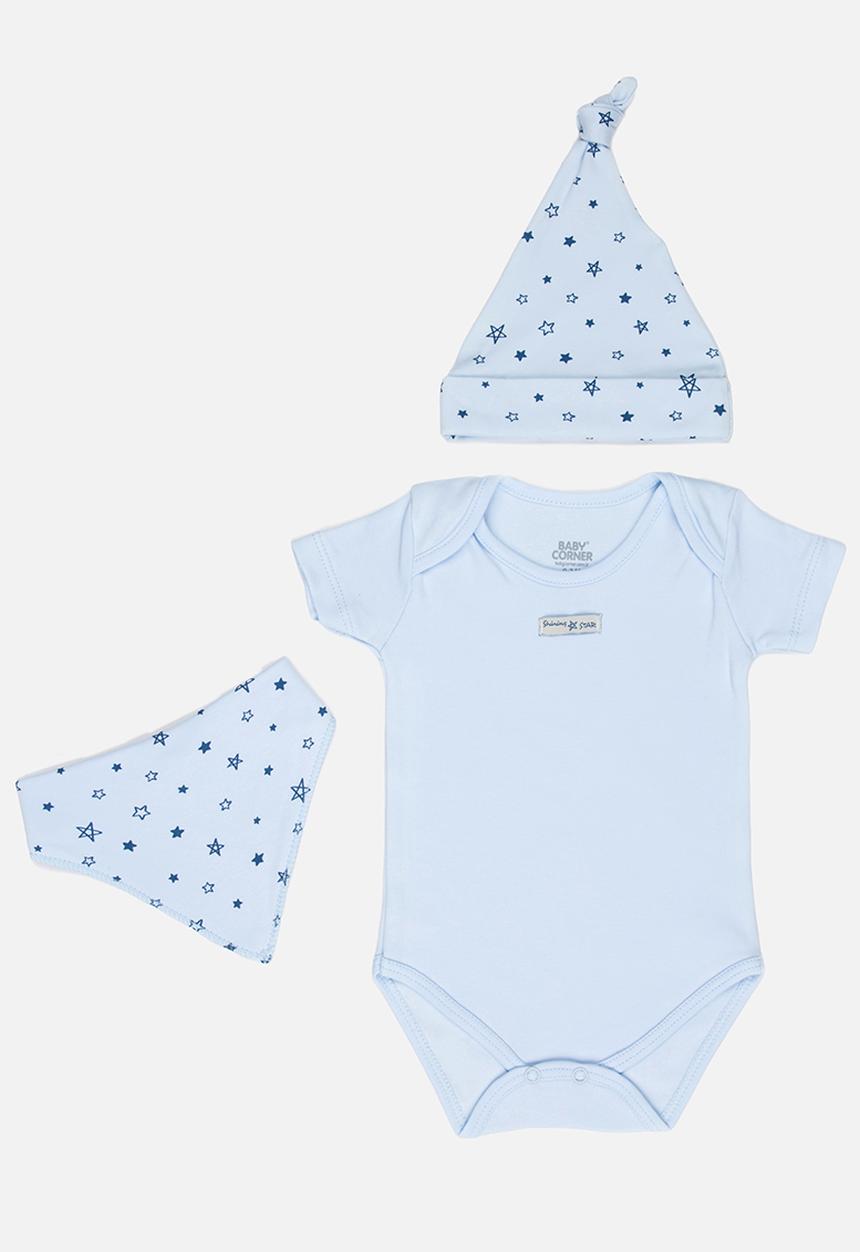 Baby Corner - Boys  4 Piece Star Set Blue