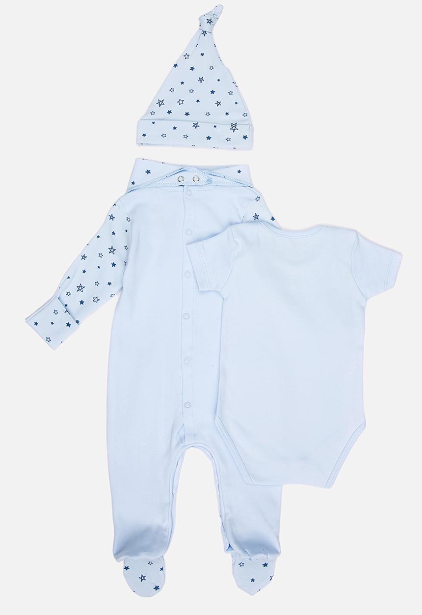 Baby Corner - Boys  4 Piece Star Set Blue