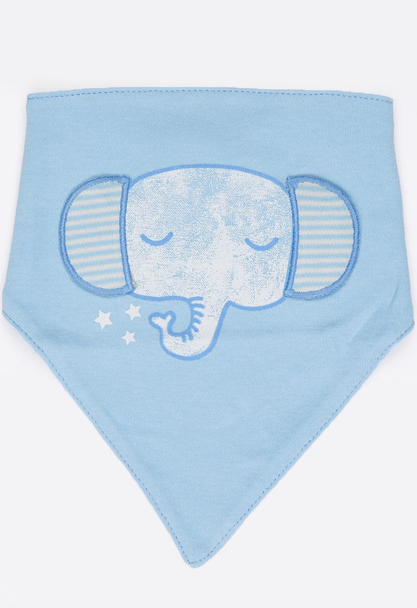 Soobe - Boys Elephant Bib Pale Blue