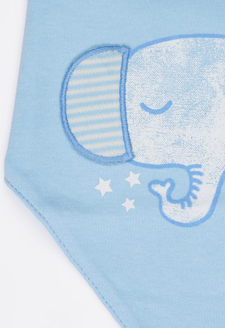Soobe - Boys Elephant Bib Pale Blue
