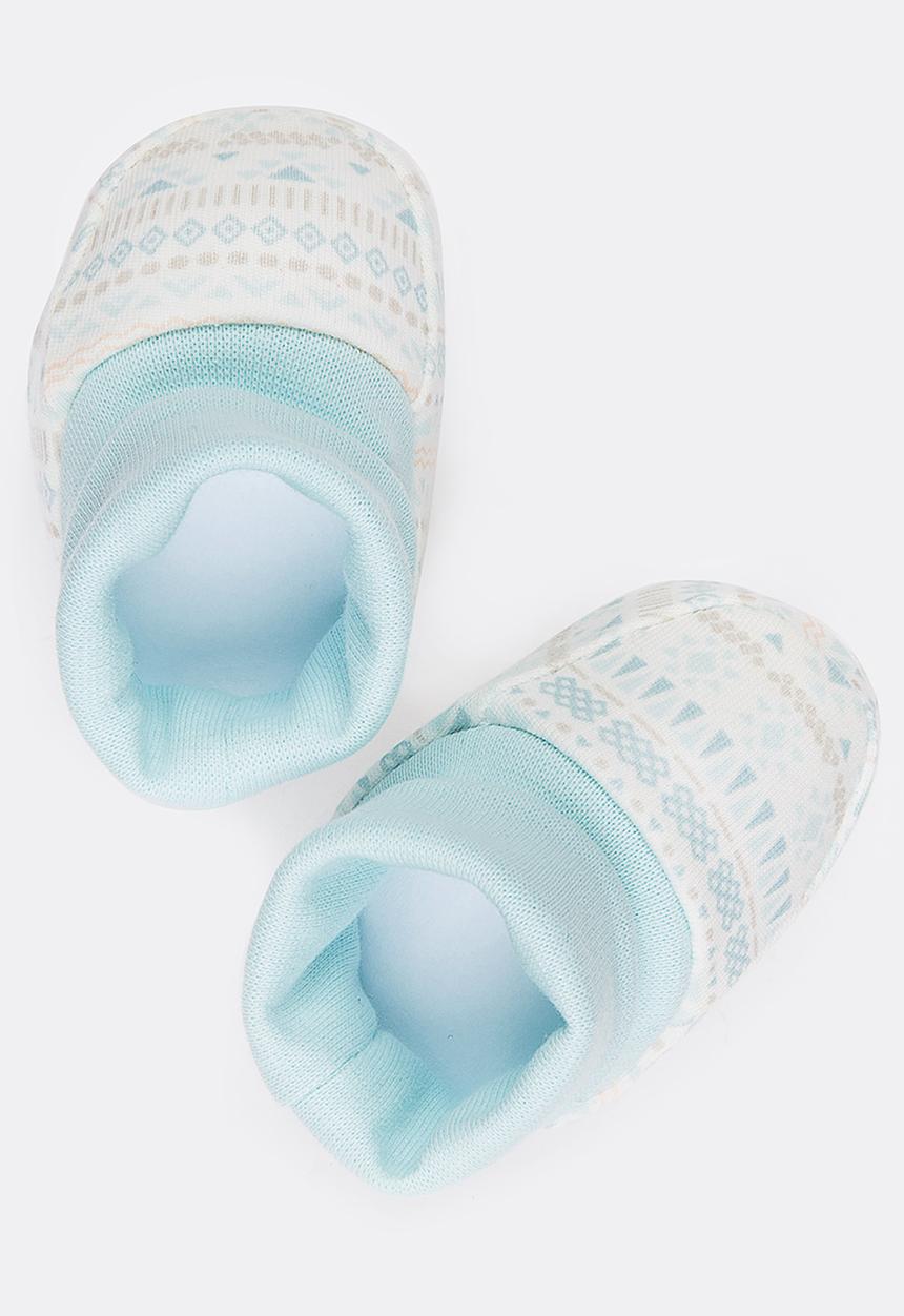 Baby Corner - Tribal Booties White