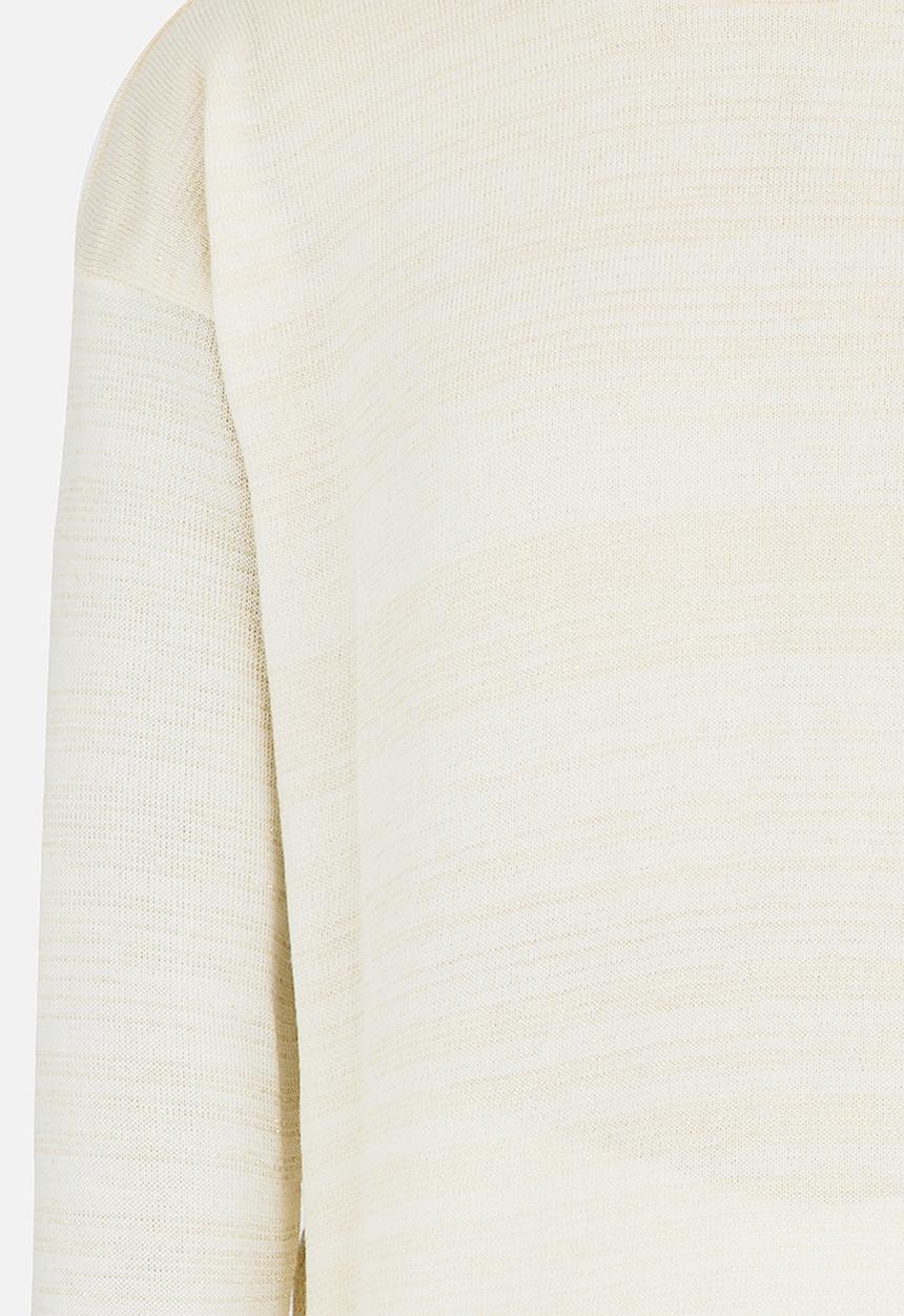 Rebel Republic - Slouch Jersey with Dropped Sleeves Milk