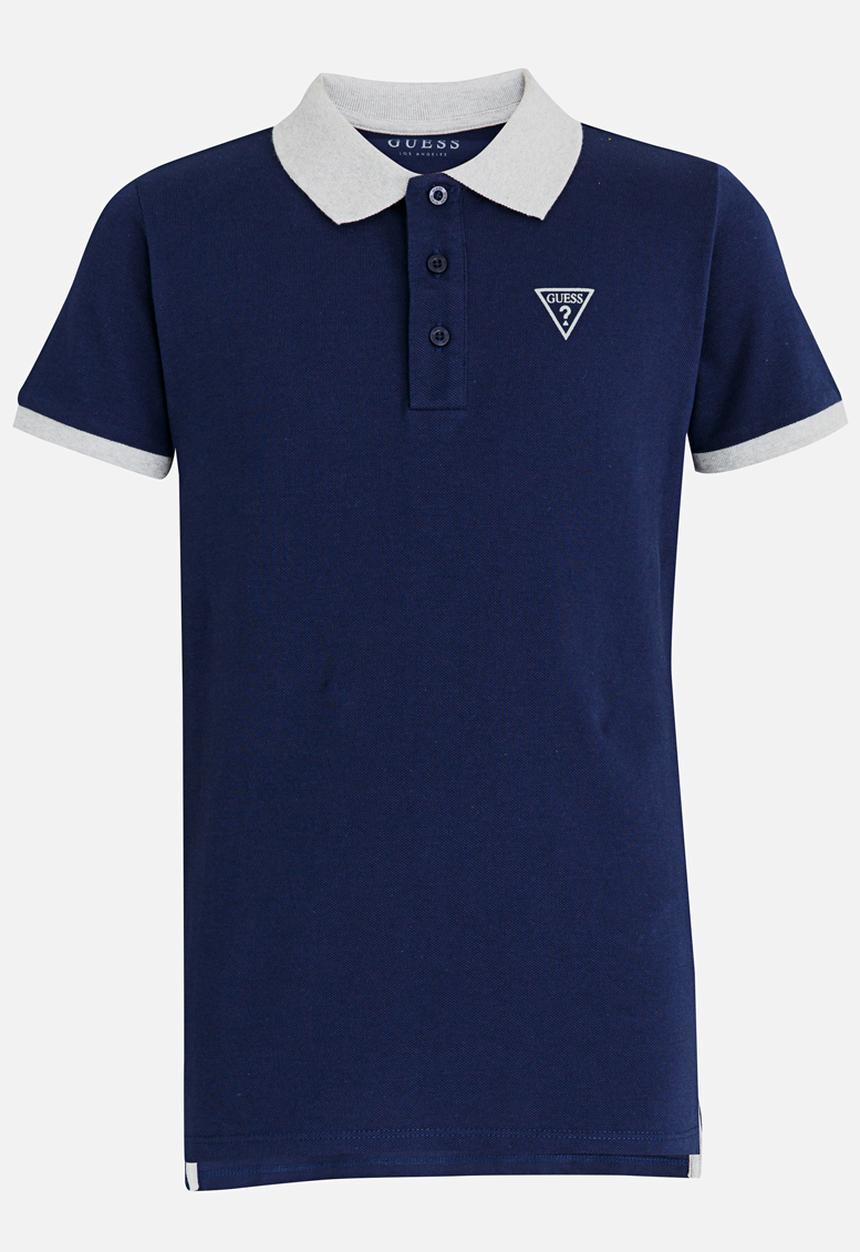 GUESS - Contrast Polo Blue