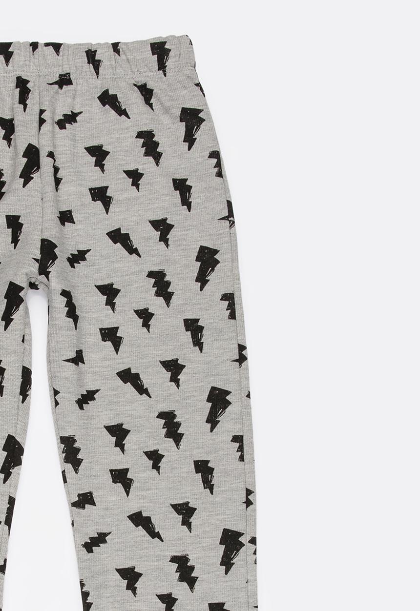 Soobe - Boys Printed Joggers Grey