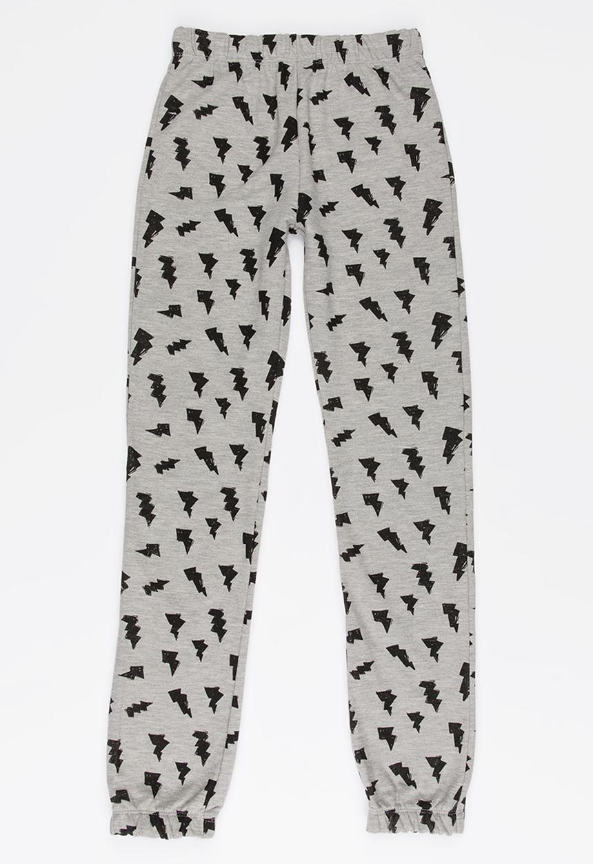 Soobe - Boys Printed Joggers Grey