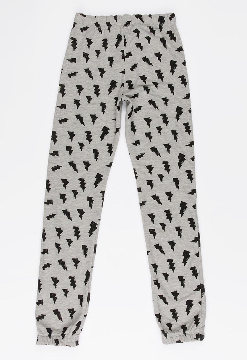 Soobe - Boys Printed Joggers Grey