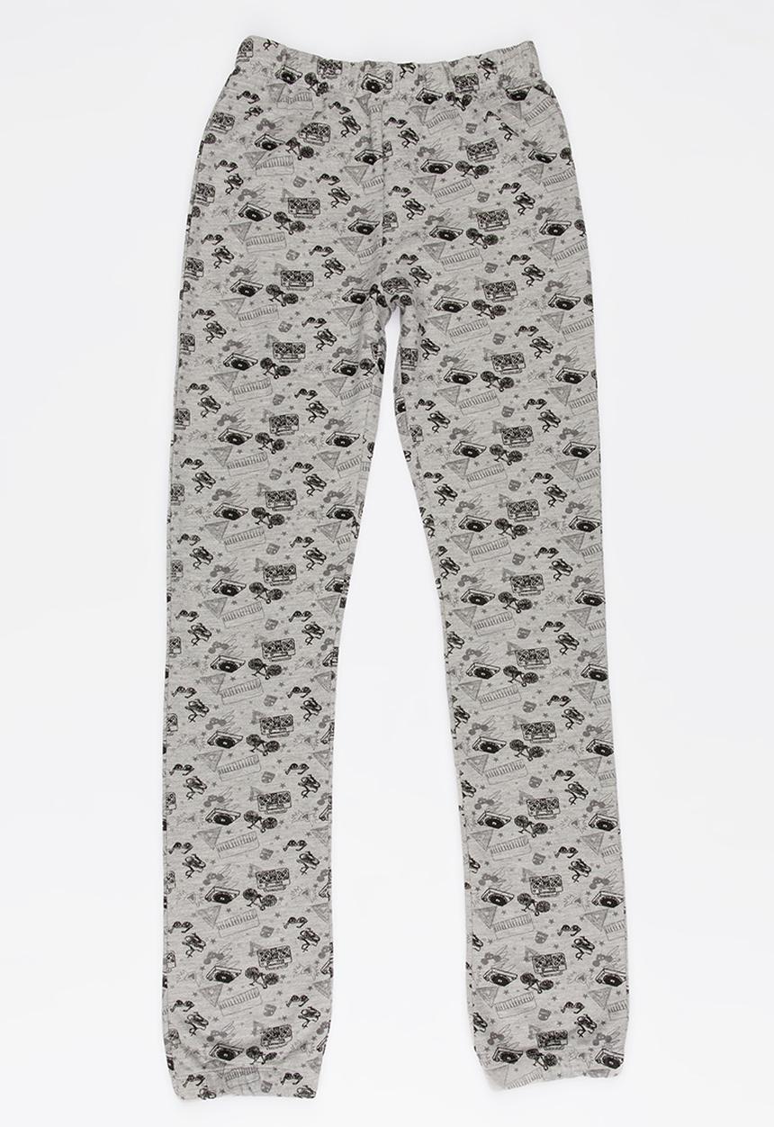 Soobe - Boys Printed Joggers Grey