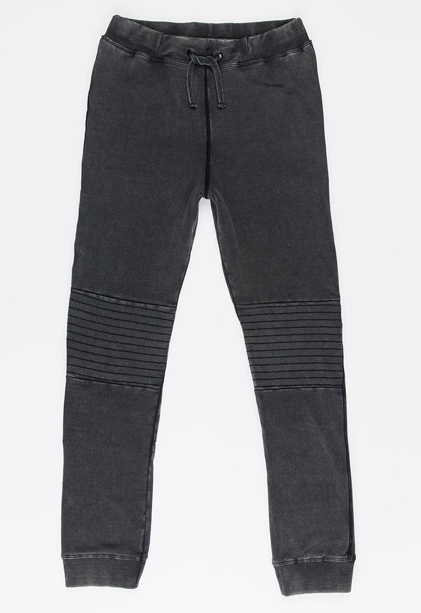 Name It - Boys Brushed Sweat Pants Black