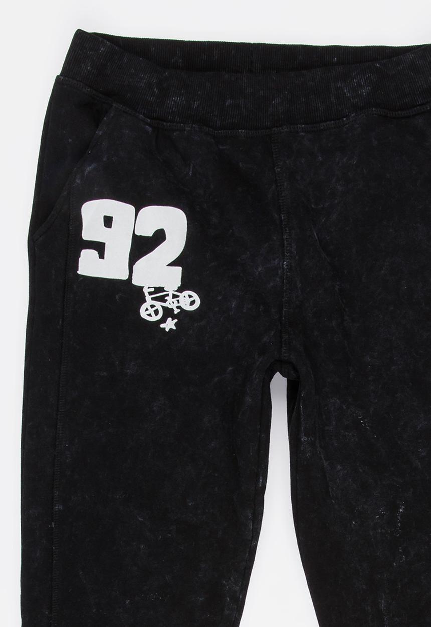 Name It - Boys Printed Sweat Pants Black