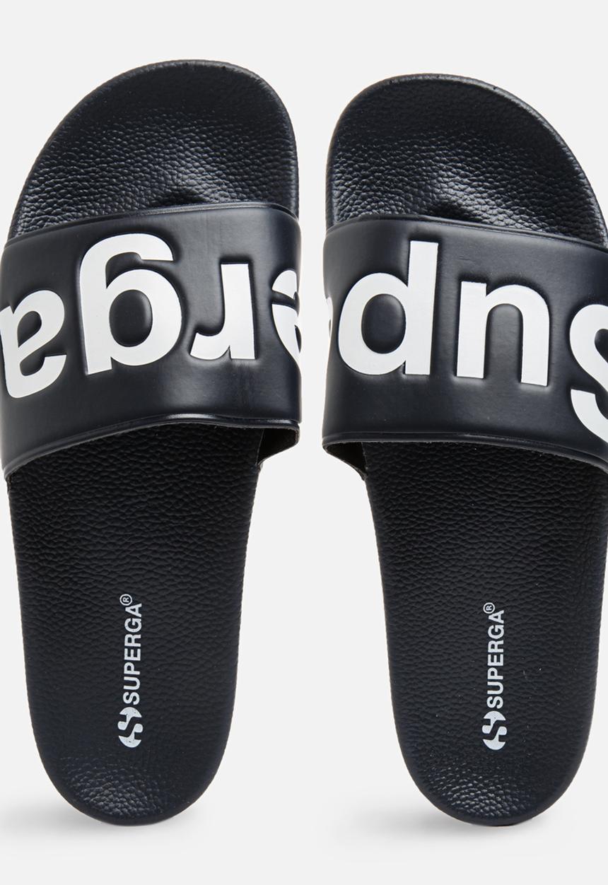 SUPERGA - Superga Slides Navy & White
