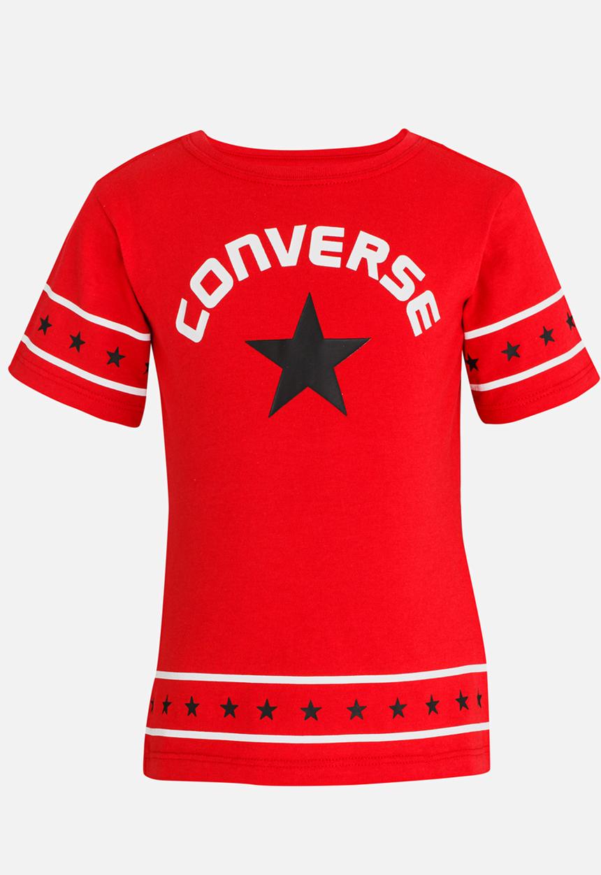 Converse - Converse Star Trim Tee Red