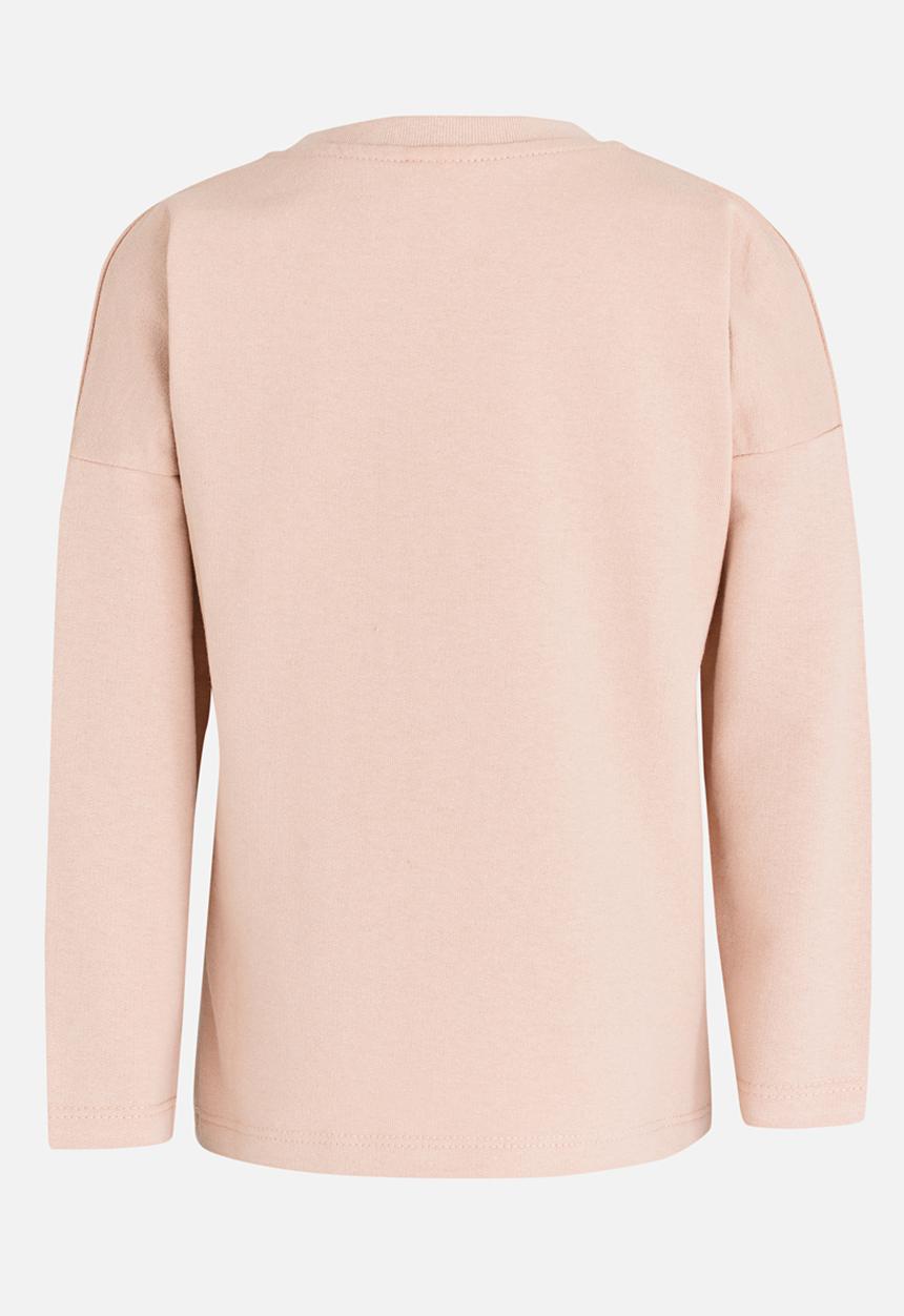 Soobe - Girls Printed Sweater Pale Pink