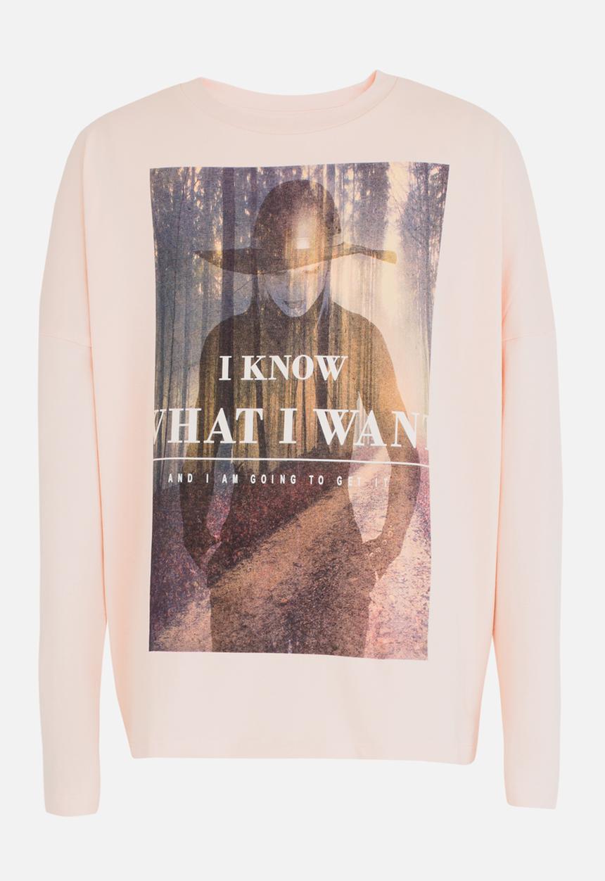 Name It - Girls printed tee - pink