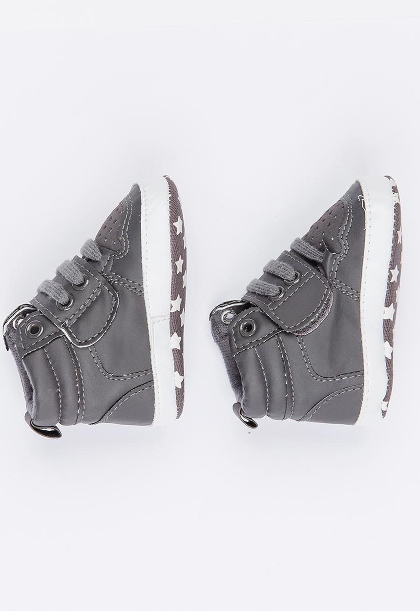 Pop Candy - Velcro strap sneakers - grey 