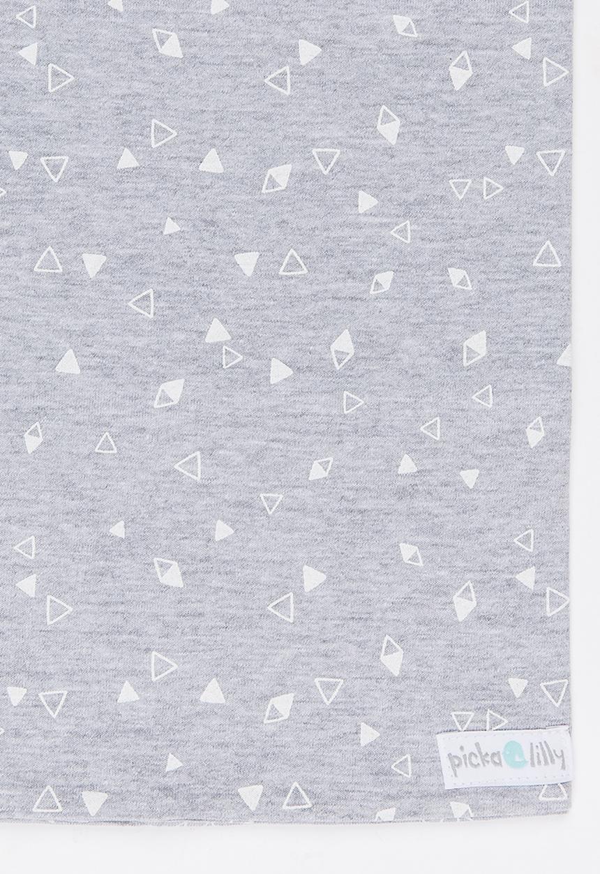 Pickalilly - Printed Snoodlet Scarve Grey