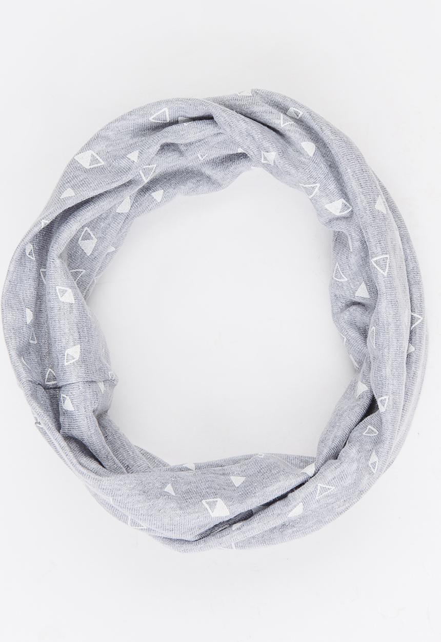 Pickalilly - Printed Snoodlet Scarve Grey