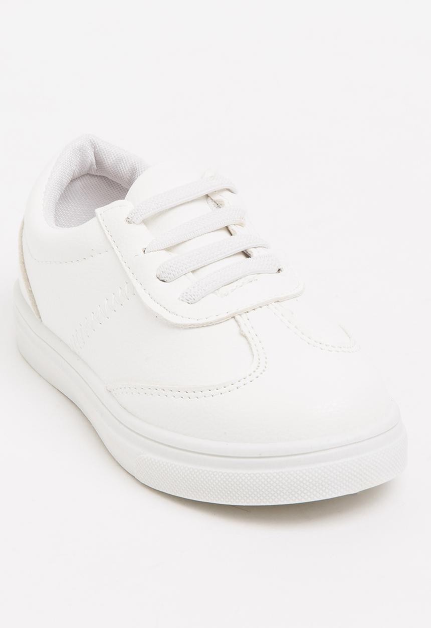 Pop Candy - Girls PU Sneaker White