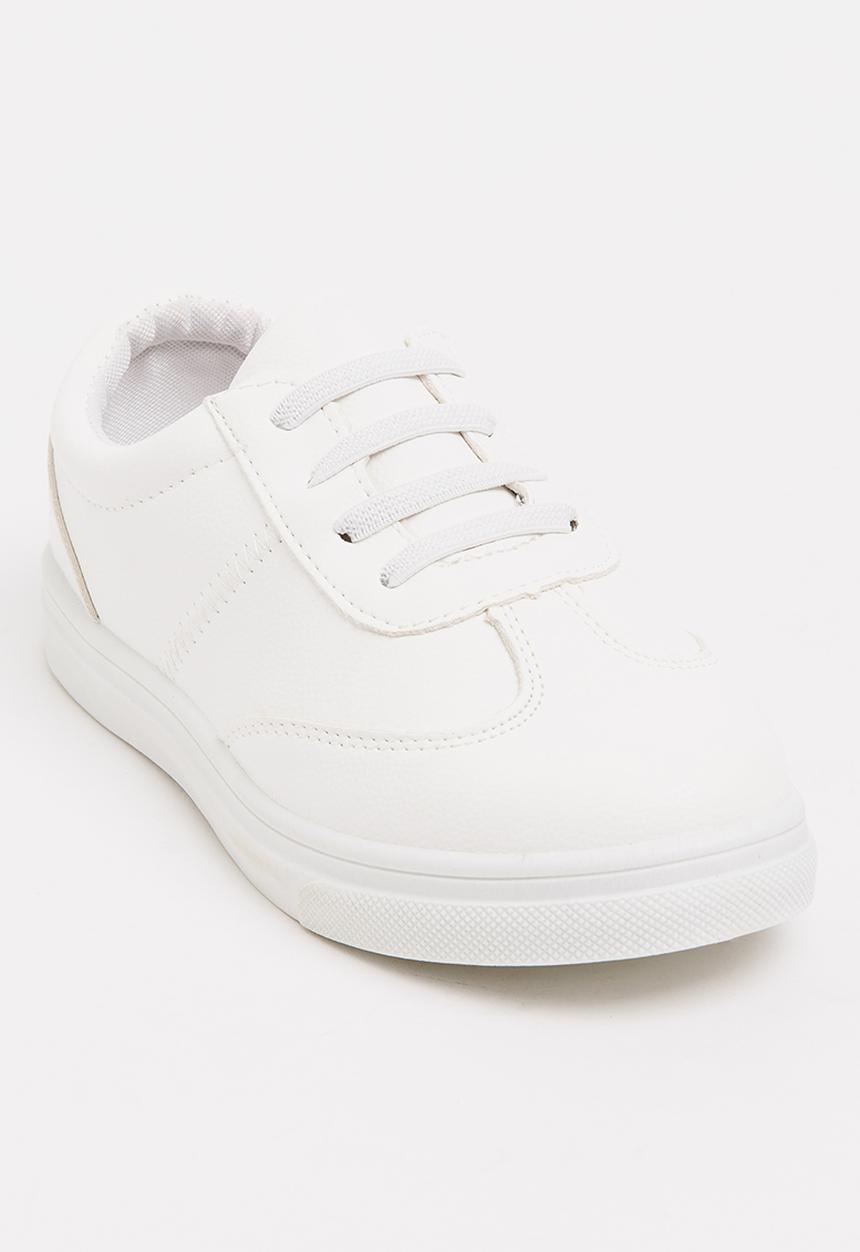 Pop Candy - Girls PU Sneaker White