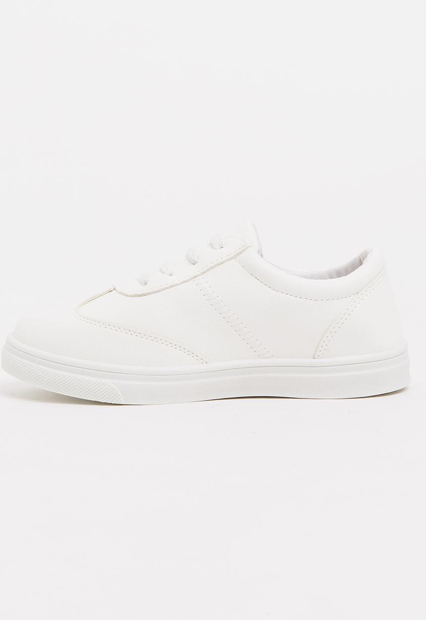 Pop Candy - Girls PU Sneaker White