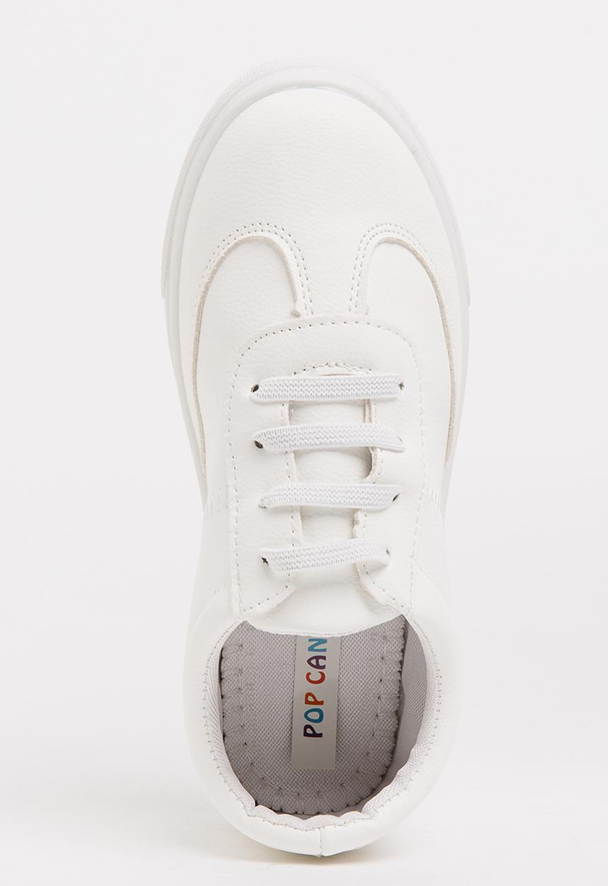 Pop Candy - Girls PU Sneaker White