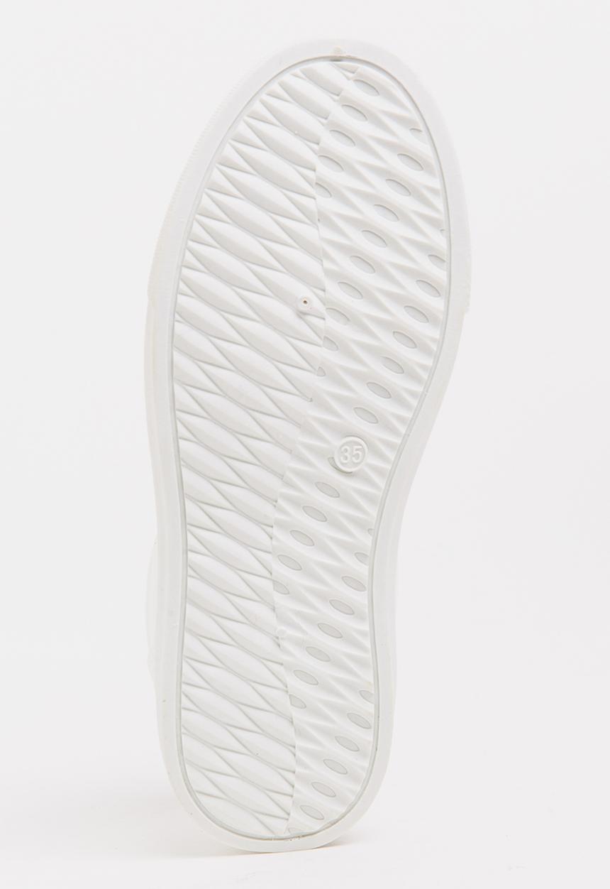 Pop Candy - Girls PU Sneaker White