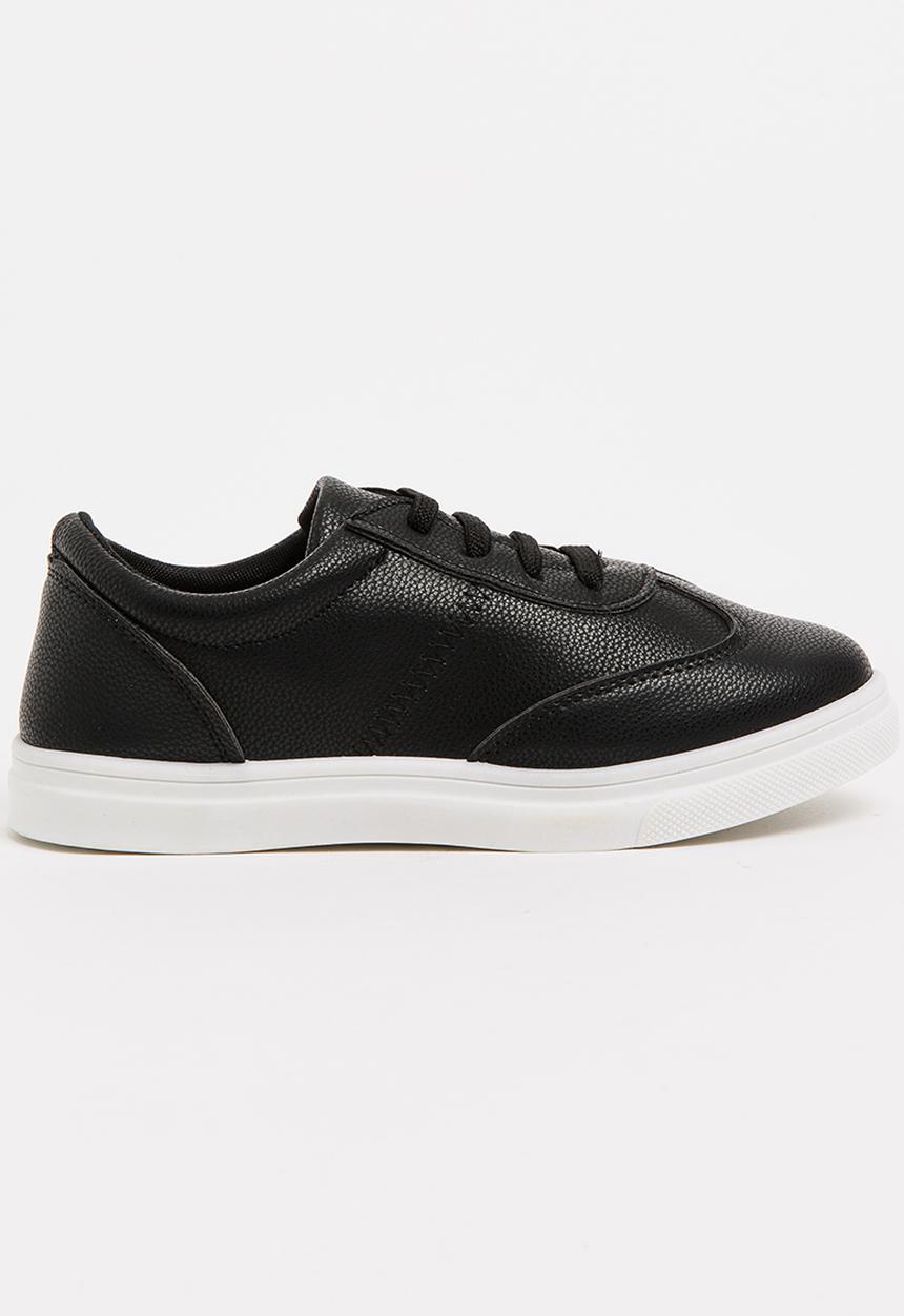 Pop Candy - Boys PU Sneaker Black