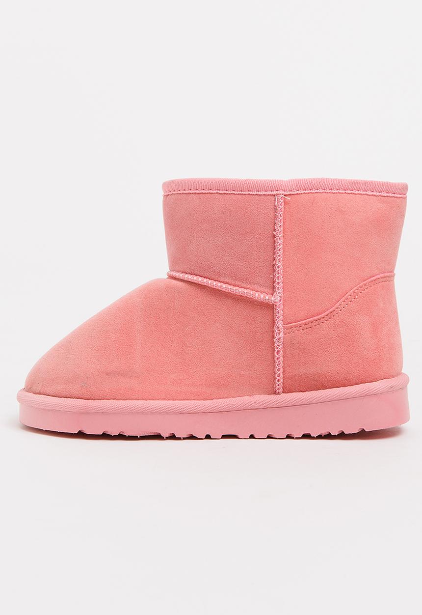 Pop Candy - Faux Suede Boot Mid Pink