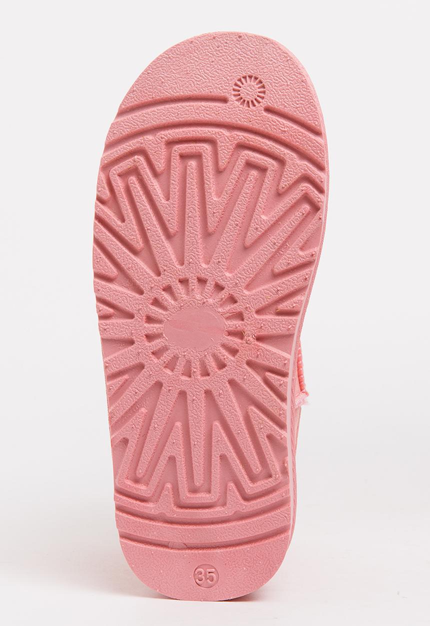 Pop Candy - Faux Suede Boot Mid Pink