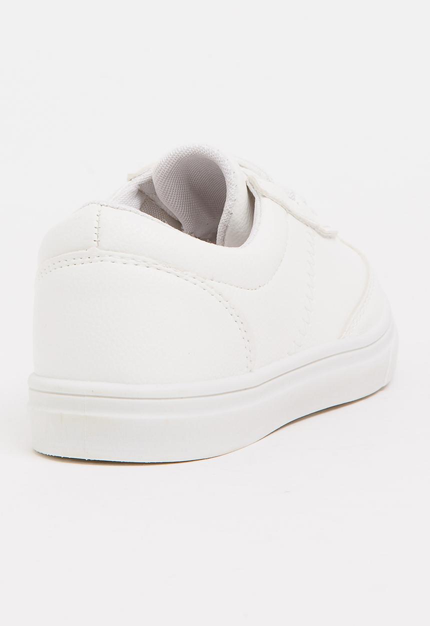 Pop Candy - Girls PU Sneaker White