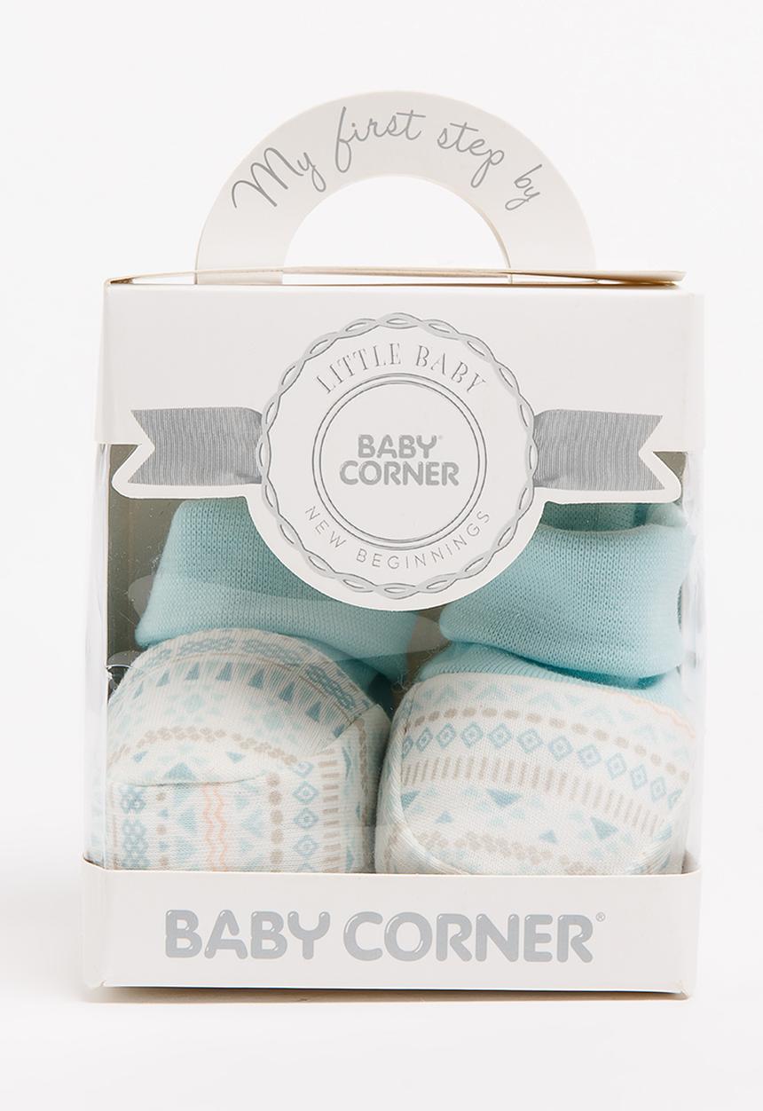 Baby Corner - Tribal Booties White