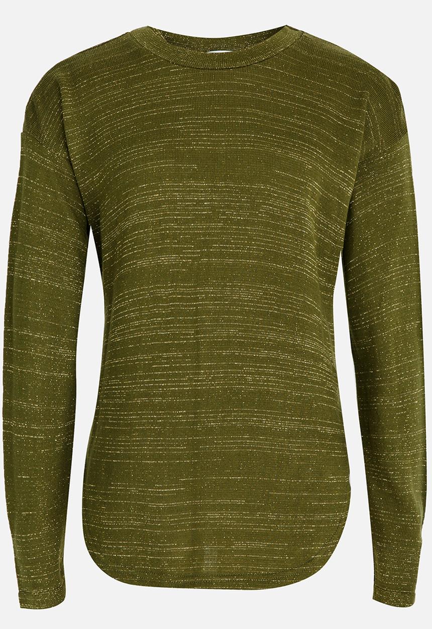 Rebel Republic - Slouch Jersey with Dropped Sleeves Green