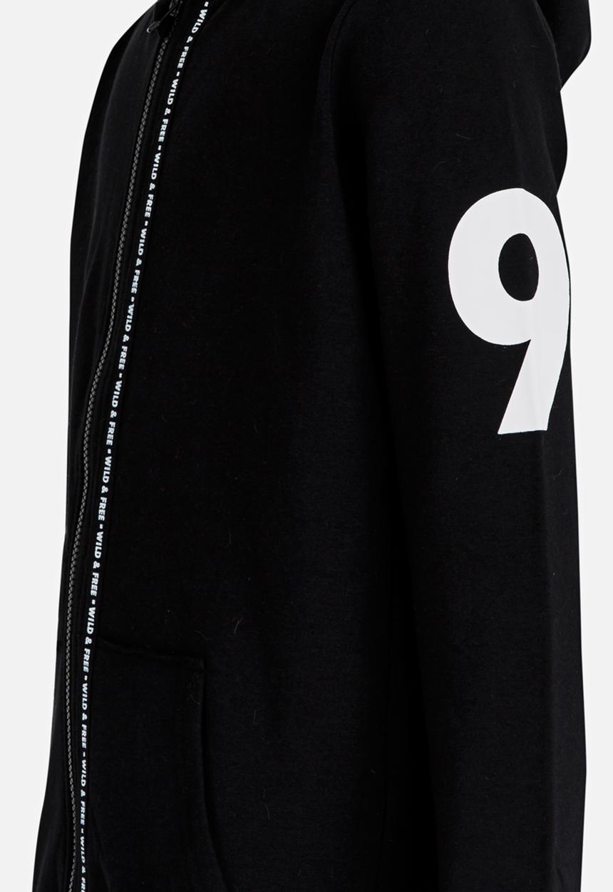 Name It - Boys Printed Hoodie Black