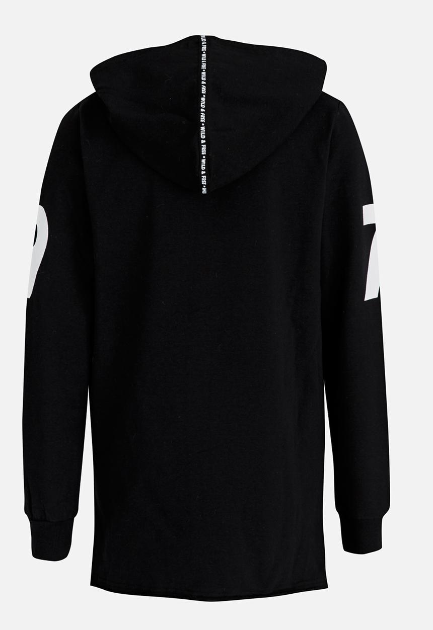 Name It - Boys Printed Hoodie Black