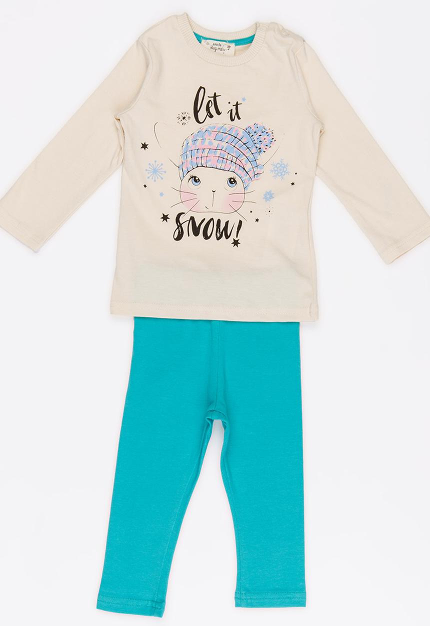 Soobe - Girls Printed Pajamas Set Multi-colour