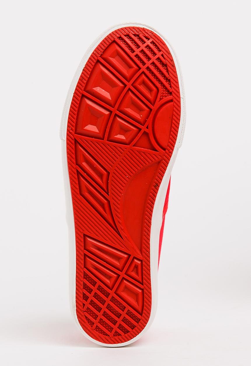 Pop Candy - Girls Canvas Sneaker Red