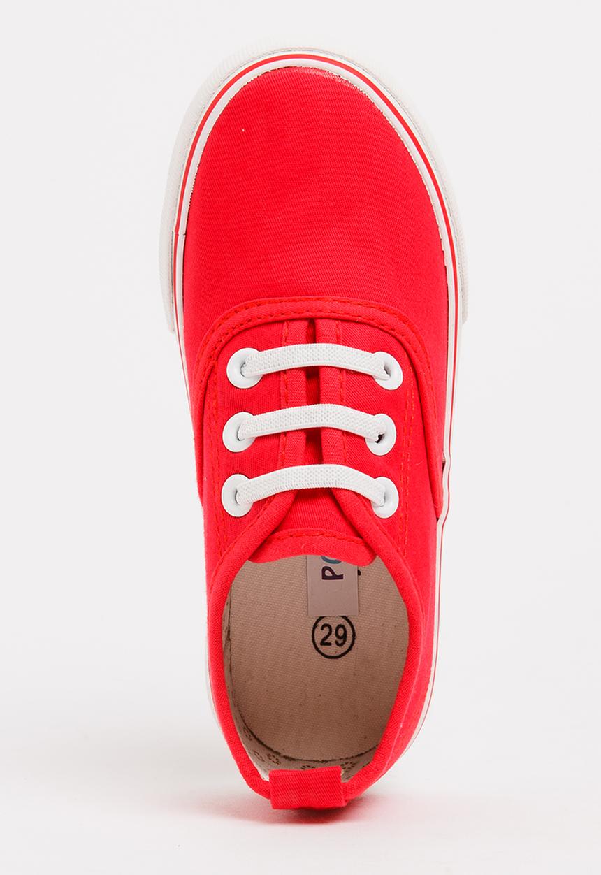 Pop Candy - Girls Canvas Sneaker Red