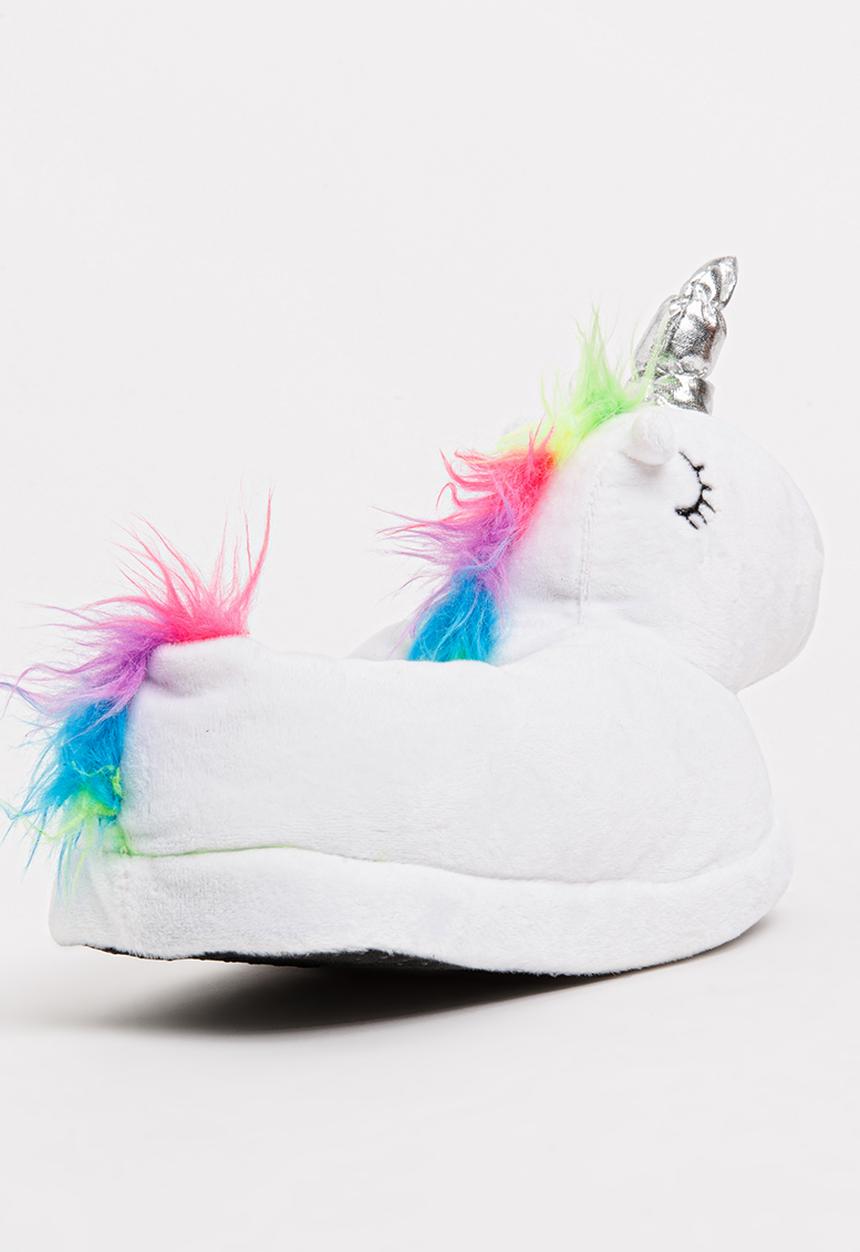 Pop Candy - Unicorn Slippers White