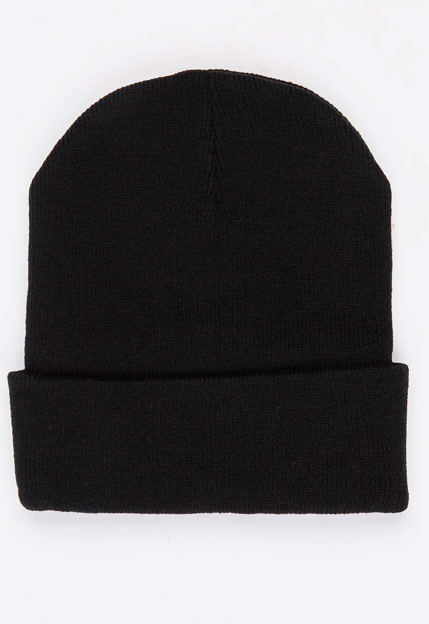Pop Candy - Printed Love Beanie - Black